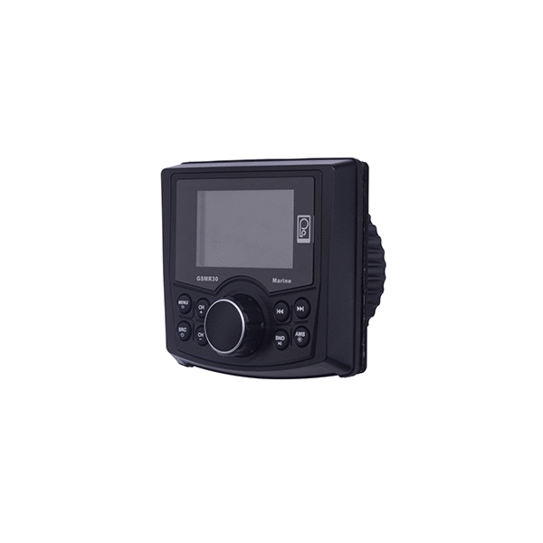 Poly-Planar MP4/MP3/Photo Playback Gauge Series Marine Radio