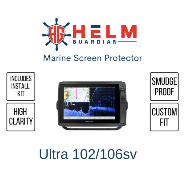 Helm Guardian Screen Protector- Garmin Ultra 102/106sv 