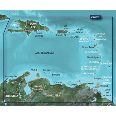 Garmin BlueChart g3 Vision HD - VUS030R - Southeast Caribbean - microSD/SD