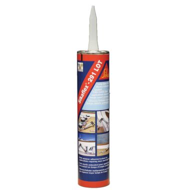Sika Sikaflex 291 LOT Slow Cure Adhesive  Sealant 10.3oz(300ml) Cartridge - Mahogany