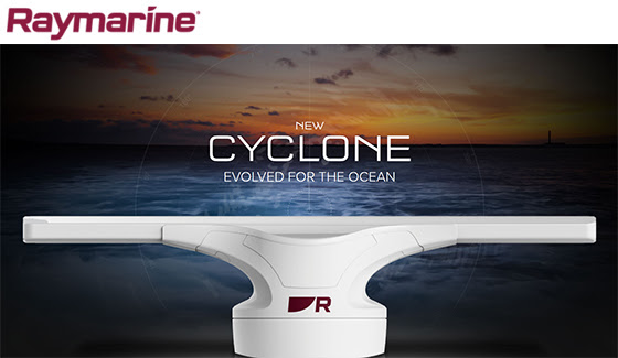 All new Raymarine Cyclone Solid State Radar for Boats