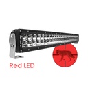 Black Oak 30 Curved Double Row Red LED Predator Hunting Light Bar - Combo Optics - Black Housing - Pro Series 3.0