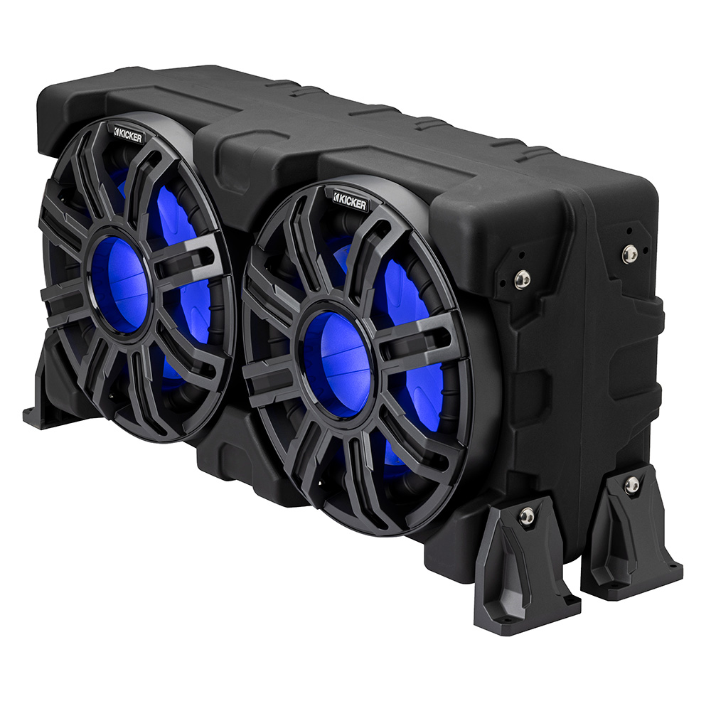 KICKER 10 Loaded Premium Marine Enclosure w/Passive Radiator - Thumbnail 4