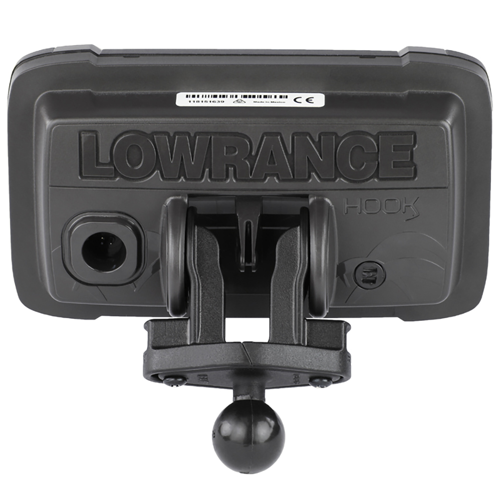 RAM Mount B Size 1 Fishfinder Ball Adapter for the Lowrance Hook2 Series - Thumbnail 3