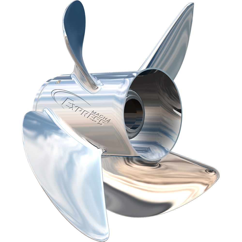 Turning Point Express® Mach4™ - Right Hand - Stainless Steel Propeller - EX1/EX2-1319-4 - 4-Blade - 13 x 19 Pitch