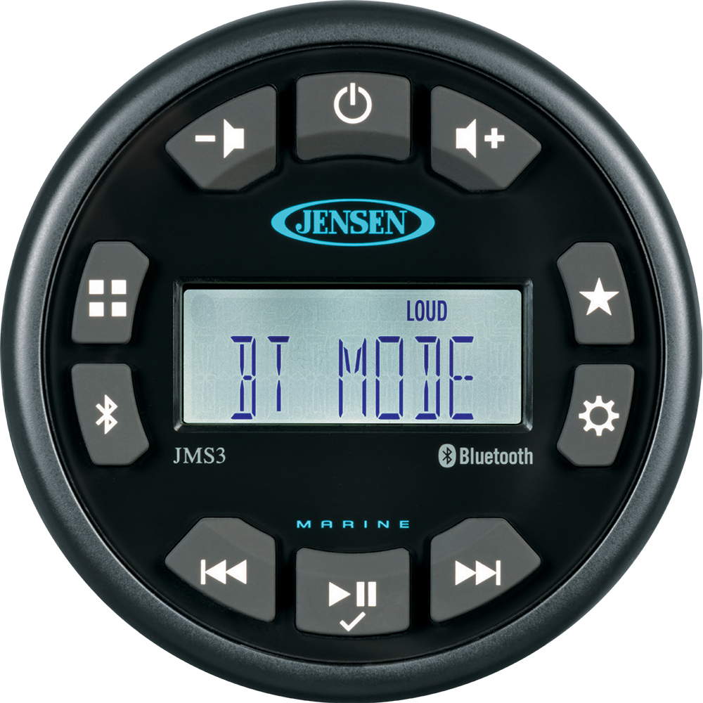 JENSEN JMS3RTL Stereo w/AM/FM/BT - Single Zone - Thumbnail 2