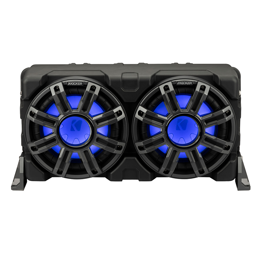 KICKER 10 Loaded Premium Marine Enclosure w/Passive Radiator - Thumbnail 3