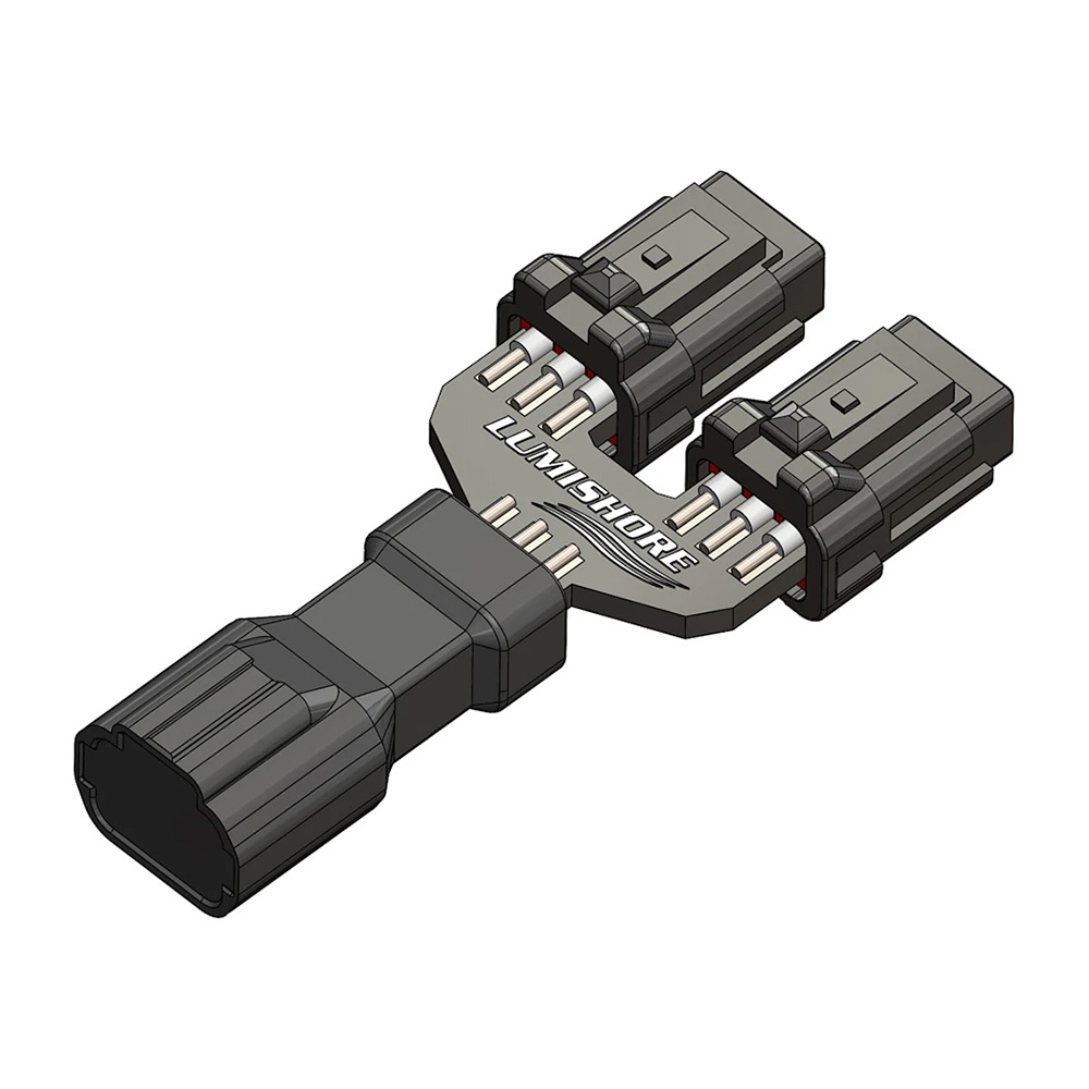 Lumishore Lux Strip & Neon Flex 6-Core 3-Way Splitter