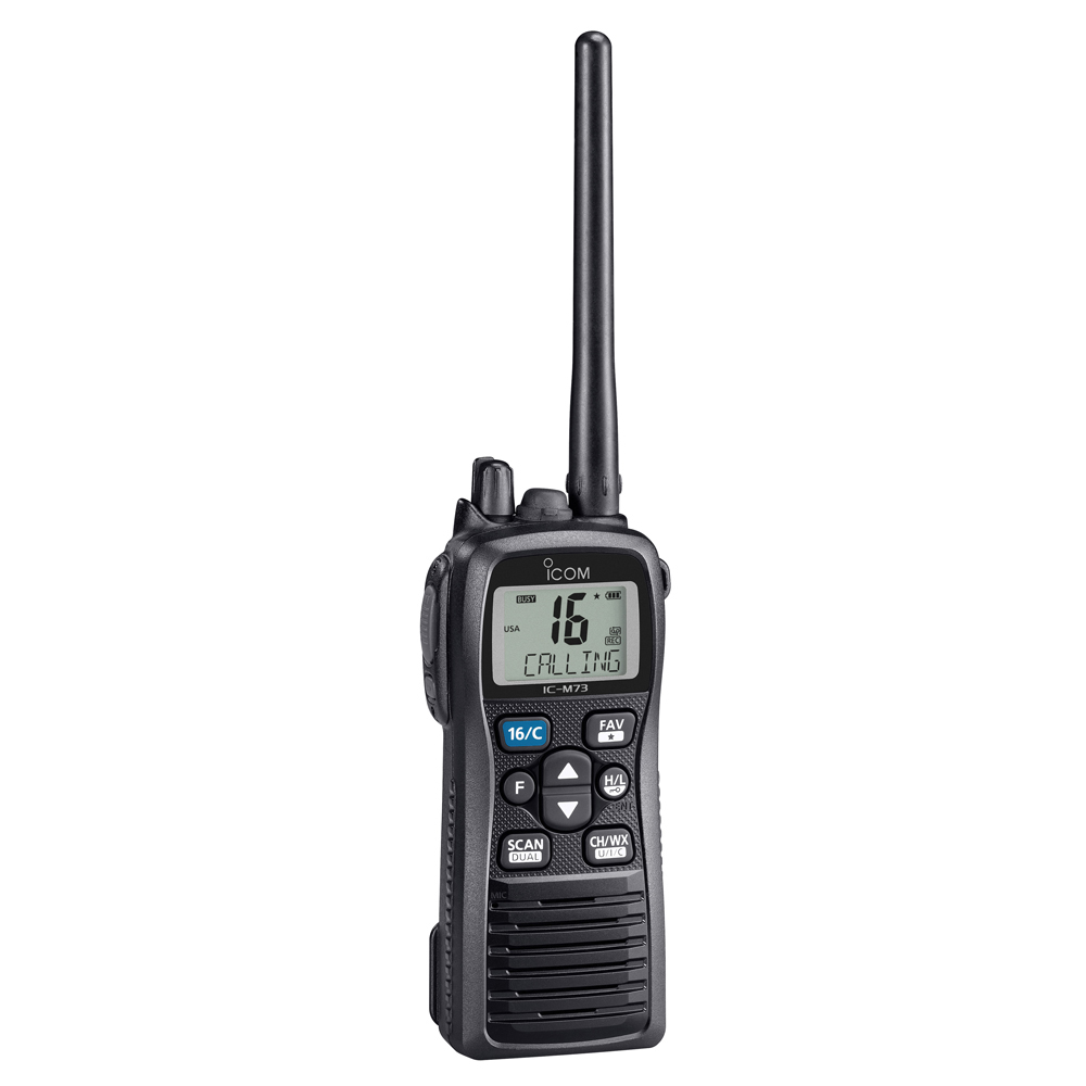 Icom M73 Submersible Handheld VHF Marine Radio - Thumbnail 2