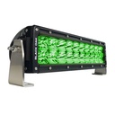 Black Oak 10 Green LED Hog Hunting Light Bar - Combo Optics - Black Housing - Pro Series 3.0