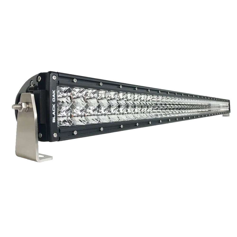Black Oak Pro Series 3.0 Double Row 50 LED Light Bar - Combo Optics - Black Housing