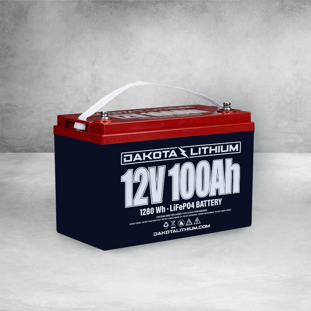 Dakota Lithium 12V 100AH Battery 