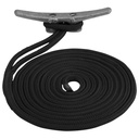 Sea-Dog Double Braided Nylon Dock Line - 3/8 x 20' - Black