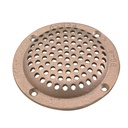Perko 5 Round Bronze Strainer MADE IN THE USA