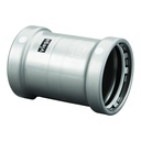 Viega MegaPress 4 Carbon Steel Coupling w/o Stop w/FMK - Double Press Connection - Smart Connect Technology