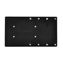 Sea Brackets 14 Straight Trolling Motor Plate f/Garmin Kraken - Black