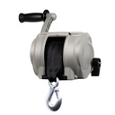 Powerwinch Premier Series Winch 2000lb, 8, Crank Arm - Saltwater Silver