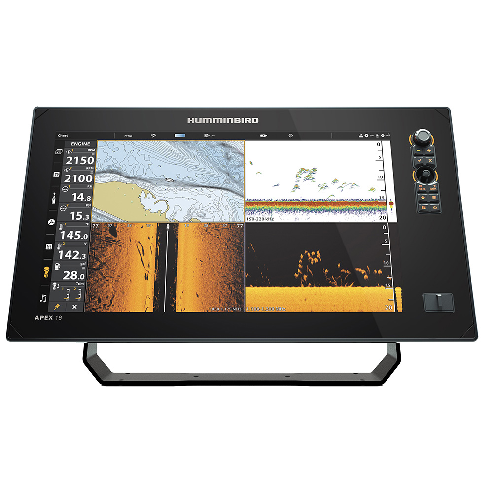 Humminbird APEX® 19 VX MSI+ Chartplotter/Fishfinder w/Transom Mount Transducer