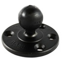 RAM Mount 3.68 Round Base w/1.5 Ball