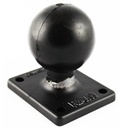 RAM Mount 2 x 1.7 Base w/AMPs Hole Pattern & 1.5 Ball
