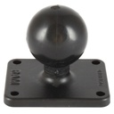 RAM Mount 2 x 2.5 Rectangle Base w/1.5 Ball